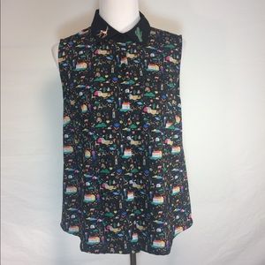 Rachel Antonoff cactus and animal top